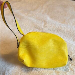 K Carroll vegan leather wristlet clutch